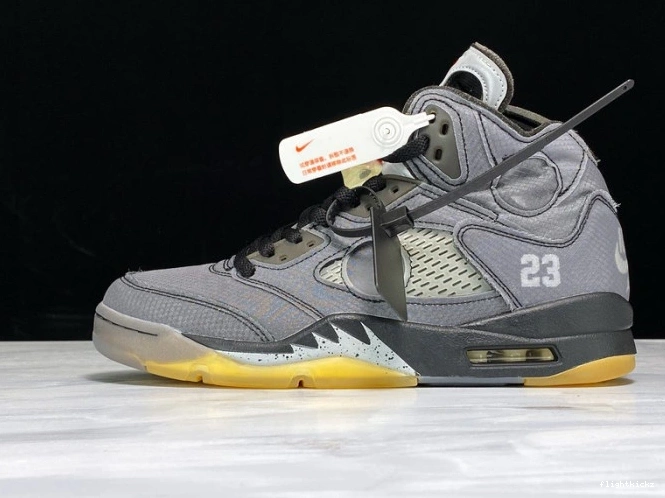 5 Black CT8480-001 Jordan Air x Off-White 1029